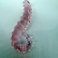 Dildo en verre borosilicate, masseur du point G, jouet sexuel pour femmes, stimulation de la prostate, transparent, écologique, qualité supérieure