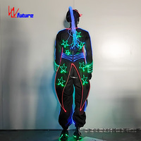 Costume de danse lumineux LED pour fille tendance, vêtements de danse hip-hop, vêtements de danse de rue