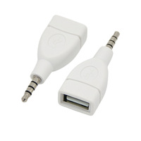 Vente en gros Prise USB 2.0 femelle vers adaptateur audio stéréo 3.5MM mâle
