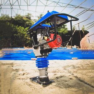 เครื่องตบดินแบบกระโดด HCR125 เครื่องยนต์เบนซิน สำหรับงานก่อสร้างถนน แรงกระแทก 20KN กำลัง 5.5-7 แรงม้า - Product Image 2