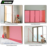 Télémètre laser numérique infrarouge LDM-P120 120 mètres/394 pieds, mesure de la surface et du volume, fonction Pythagore