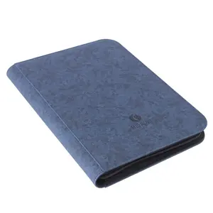 Модный пользовательский размер A4 босс Usb зарядка кожаный чехол портфель ноутбук с портативным зарядным устройством