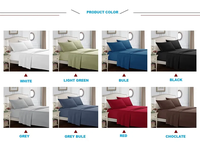 Ensemble de draps de lit en microfibre 100% Polyester, 4 pièces, haute qualité, prix d'usine