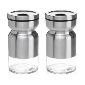 Vente chaude 2019 <span class=keywords><strong>Amazon</strong></span> En Acier Inoxydable Sel et Poivrière - Product Image 2