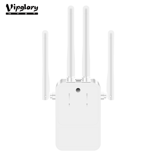 Long Range WiFi Extender With Four Antennas 2.4G 300Mbps Wireless Network Signal Booster Full Coverage Amplifier