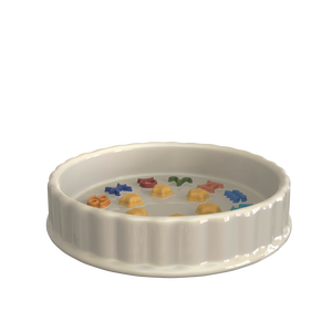 Platos de Cerámica de Alta Gama con Diseño Personalizado de los Doce Signos del Zodiaco y las Estrellas, Plato de Cerámica Bajo para Perros Pequeños y Medianos - Product Image 5
