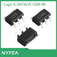 NYFEA SN74LVC1G08DCKR CE5 SC-70-5 Circuit intégré logique porte AND 2 entrées, sortie isolée à coupure de courant, Push-Pull, 1.65V-5.5V, Fabriqué en Chine