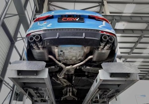 Fabricant chinois de pièces automobiles, silencieux en acier inoxydable 304 et tuyau avant, valve sonore, système d'échappement pour <span class=keywords><strong>Audi</strong></span> <span class=keywords><strong>S4</strong></span> S5 B9 2017+ - Product Image 4