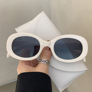 3535 Simple and Personalized Oval <b>Sunglasses</b> for Women and Men Retro Trendy Street Photography Driving Beach <b>Sunglasses</b> - Product Image 2