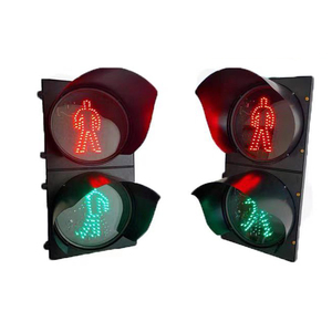 300mm LED静的歩行者信号機赤い信号機スマート信号機 - Product Image 4