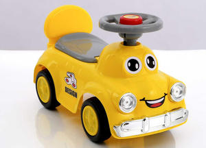 Coche de Juguete con Diseño de Sonrisa de Dibujos Animados para Niños, con Música y Luces, Juguete Divertido para Niños Pequeños con Bocina <span class=keywords><strong>BiBi</strong></span>, Andador para Bebés de 1 a 3 Años - Product Image 6