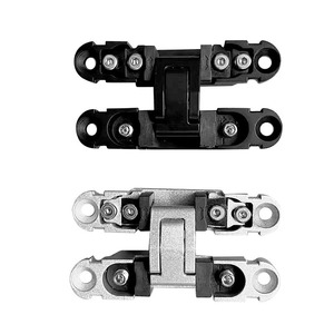 Bisagras ocultas ajustables en 3D de 180 grados con cierre suave de aleación de zinc y magnesio para puertas plegables - Product Image 1