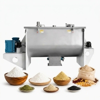 Mélangeur à ruban horizontal, mélangeur à ruban pour aliments, sucre, poudre, machine industrielle de mélange de poudre alimentaire et d'épices, Brightsail