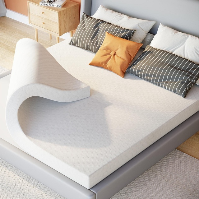High Density Memory Foam Mattress Pad Customized Size Cooling Gel Medium Support Eco-friendly Fabric Hospital Living Room Modern
