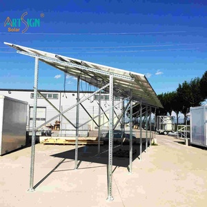 Nhà máy trực tiếp zn-mg-al Thép tráng panel năng lượng mặt trời mặt đất gắn hệ thống với cơ sở bê tông - Product Image 4