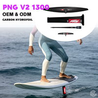 Axis Light Wind Wing Foil PNG V2 1300 Aile hydrofoil en carbone à haute performance pour un décollage rapide, une glisse prolongée, une maniabilité agile et un contrôle de la navigation stable