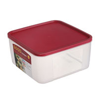 Conteneur de stockage alimentaire de grande capacité pour la cuisine, boîte de conservation en plastique transparente hermétique