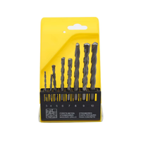 Jeu de 8 forets HSS et à maçonnerie finition blanche, accessoires pour outils électriques, perçage du métal
