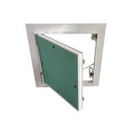 Panneau d'accès moderne carré, ignifuge et étanche en aluminium pour plafonds perforés d'hôpitaux, fabriqué par Gyptek