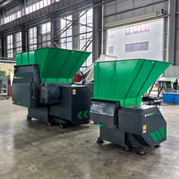 Déchiqueteur électrique automatique à un seul arbre, lame en acier haute alliage, pour le recyclage du plastique, du textile et du bois, prix usine