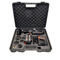 Punzonadora Hidráulica SME-8B de 21V con Batería de Iones de Litio, para Perforar Orificios Cuadrados en Acero Aleado, Chapa Metálica, Gabinetes Eléctricos y Cajas