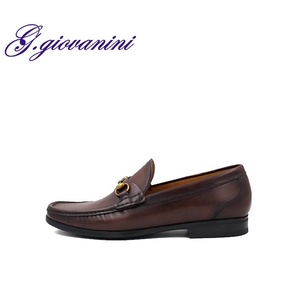 Giovanini BLACK Mocassini da Uomo in Pelle con Fibbia Dorata, Scarpe Casual Slip-on in Pelle Bovina con Finitura Spazzolata, Mocassini da Guida - Product Image 2