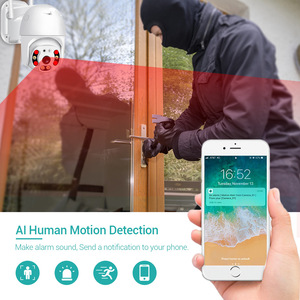 V380 2MP 1080P không dây Wifi PoE ngoài trời PTZ Mạng máy ảnh với Built-in còi báo động IP66 không thấm nước nhà Hệ thống an ninh - Product Image 5