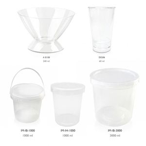 Vasos de Plástico Transparente Multiusos, Libres de BPA, 240 ml, para Ensaladas, Postres, Yogur, Gelatina, Certificados ISO, para Hogar, Restaurante, Fiestas, Venta al por Mayor, OEM - Product Image 4