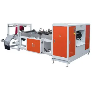 Automatische High-Speed Dubbele Lijnen Gerecycled Plastic Roll Vuilniszakken Afval Bin Tassen Rolls Polyethyleen Vuilniszakken Making Machine