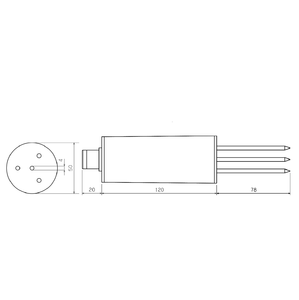 Công nghiệp CE TDR kỹ thuật số Analog 4-20mA 0-2V RS485 mạnh mẽ đơn giản đất nước nội dung nhiệt độ đất cảm biến độ ẩm - Product Image 5