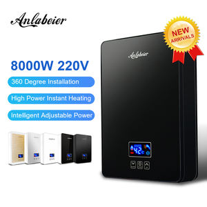 Calentador Eléctrico Instantáneo de 8kW de Fabricante Confiable, Núcleo de Calentamiento de Aluminio, Tamaño Compacto, Protección Contra Fugas, Control Táctil Inteligente - Product Image 3