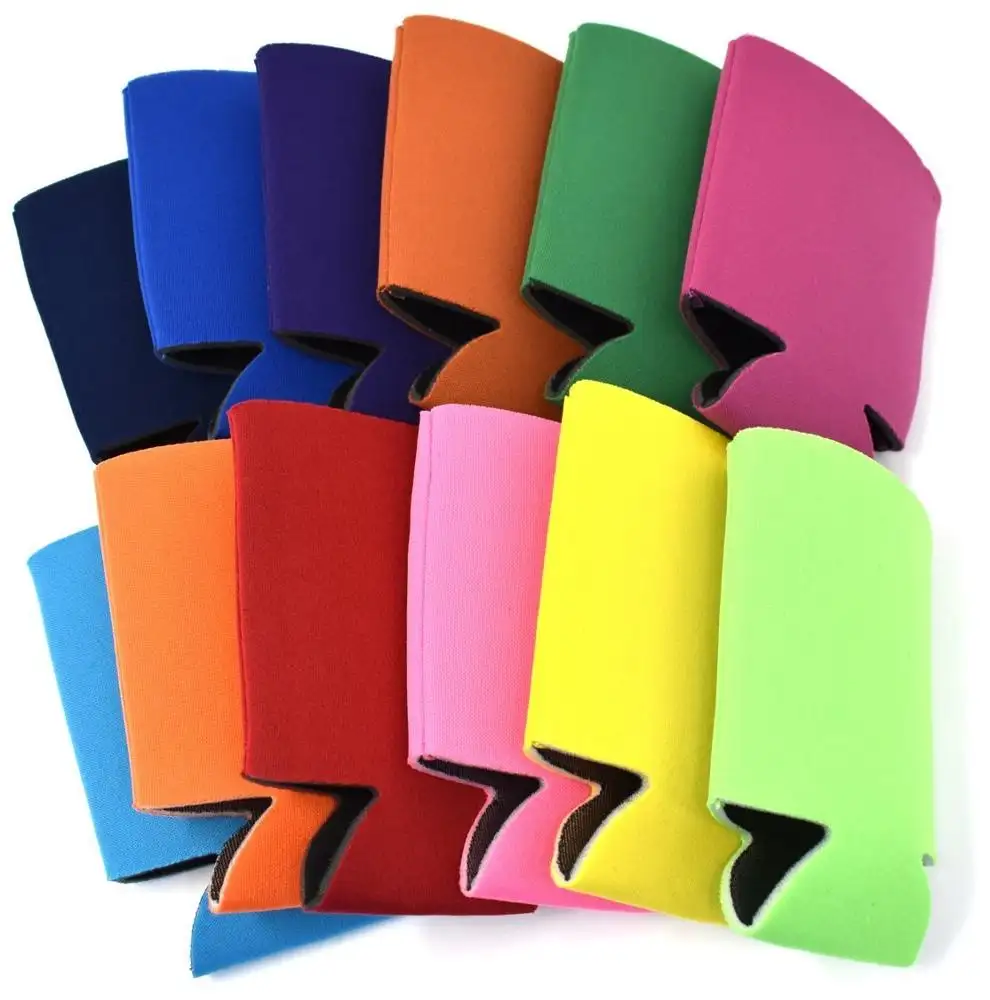 Low Price Multi-color Blank Foam Can Cooler Holder Sleeve Beer Cooler Insulator Bottle Cover