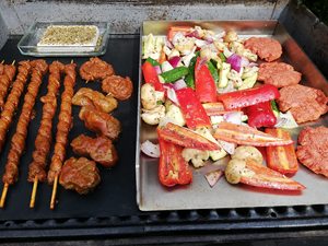 Thương mại nhiệm vụ nặng nề không dính BBQ và vỉ nướng bề mặt cao chịu nhiệt thép không gỉ nướng tấm - Product Image 5