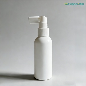 Botella de Spray Vacía de HDPE al por Mayor, 60 ml, Recargable, Pulverizador de Plástico Médico con Boquilla Corta, Se Acepta Logotipo Personalizado, para Uso Oral y Capilar - Product Image 1