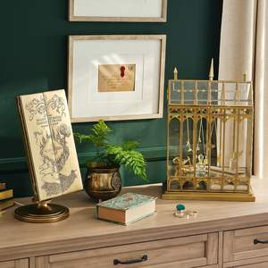 Libro Caja de joyería de terciopelo Tela de brujería Lentejuelas Pulseras adornadas a mano Caja de regalo Anillos colgantes de lujo Caja DE FOTOS Embalaje - Product Image 3