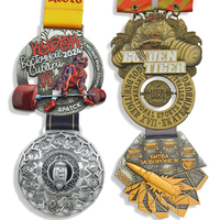 Fábrica de China, Trofeos y Medallas de Ciclismo 3D Personalizados en Oro y Plata, Fabricante de Medallas Deportivas de Metal para Ciclismo
