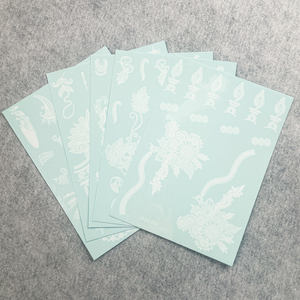 Adesivi per Tatuaggi Temporanei all'Henné <span class=keywords><strong>Indiano</strong></span> Sexy Marrone Rosso Bordeaux, Impermeabili per Corpo, Mani e Piedi, Tatuaggi Finti su Carta 2 - Product Image 3