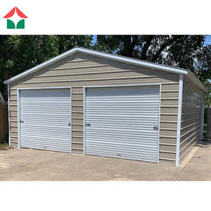 저렴한 비용 저렴한 가격 빠른 조립 조립식 경량 강철 구조 창고 차고 금속 건물 샌드위치 패널과 창고. - Product Image 5