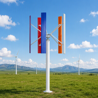 Système d'éolienne domestique de type H 5KW 220V à haute efficacité, prix compétitif pour les générateurs éoliens