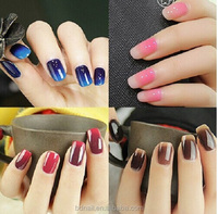ICE NVOA Changement de température Soak Off Uv Led Gel Logo personnalisé 15ml Changement de couleur Gel thermique Vernis à ongles en gros
