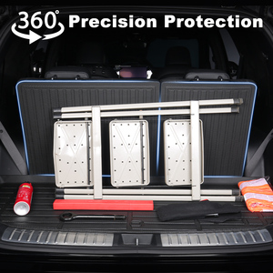 Tapis de voiture résistants à la chaleur et aux rayures, largement utilisé<span class=keywords><strong>s</strong></span>, tapis de siège arrière personnalisé<span class=keywords><strong>s</strong></span> en usine pour Hyundai Palisade 7 places 2026 - Product Image 2
