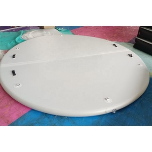 Bâche de piscine rigide pliable sur mesure 6ft 8ft 9/10ft, <span class=keywords><strong>couverture</strong></span> de piscine <span class=keywords><strong>gonflable</strong></span> ronde avec poignée pour usage privé - Product Image 3