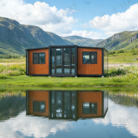 FLKT Maison conteneur extensible de luxe, norme australienne, 20ft 40ft, 2 chambres, moderne, modulaire, mobile, Tiny Home Villa Hall