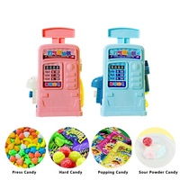 Nouvel ensemble promotionnel Tengrui : gonfleur de station-service en plastique multicolore avec 5 ballons et jouets de dessin animé pour enfants