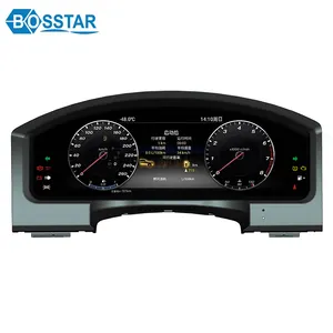 12,3 zoll Android 9,1 2 + 32GB Auto GPS Multimedia Instrument Cluster Öl Gauge LCD für Land Cruiser 08-19 tacho