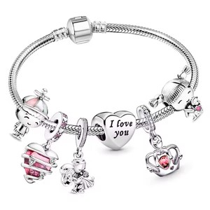 Joyería para Mujer, Pulsera Original, Regalo <span class=keywords><strong>de</strong></span> Cumpleaños, 100% Plata <span class=keywords><strong>de</strong></span> Ley S925, Alta Calidad, Brazalete Clásico Dora, Obtén el Catálogo - Product Image 4