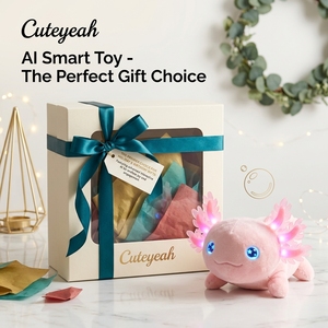 Peluche Interactivo de Ajolote Rosa, Muñeco Inteligente con IA que Habla para Niños, Novedad 2026, Certificado de Seguridad ASTM, Regalo Sorpresa - Product Image 1