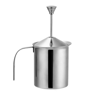 Stainless Steel Milk Frother Manual Japanese Style Double Layer Filter Coffee Supplies - Product Image 2