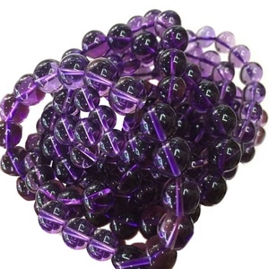 Stretch 6mm 8mm 10mm 12mm Round Beads Natural Stone <strong>Amethyst</strong> <strong>Bracelet</strong> - Product Image 4