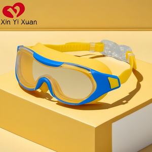 New Kidsren Large-Frame Anti-Fog Silicone <b>Swimming</b> <b>Goggles</b> for Kids High-Definition Waterproof <b>Goggles</b> - Product Image 5